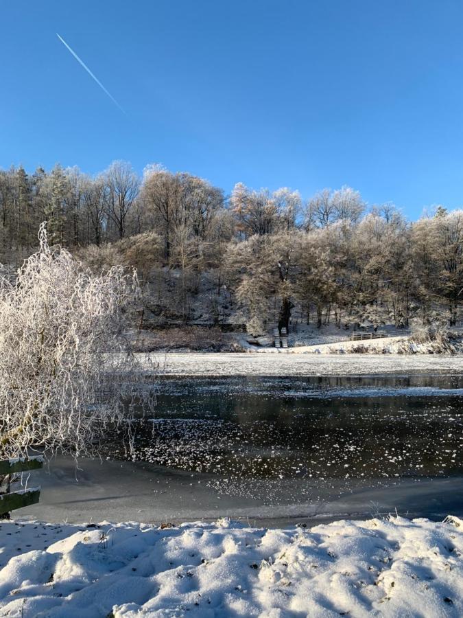 Studio Auf Denkmalgeschuetztem Dreiseithof In Hoefgen Bei Grimma Hofgen  Exterior foto